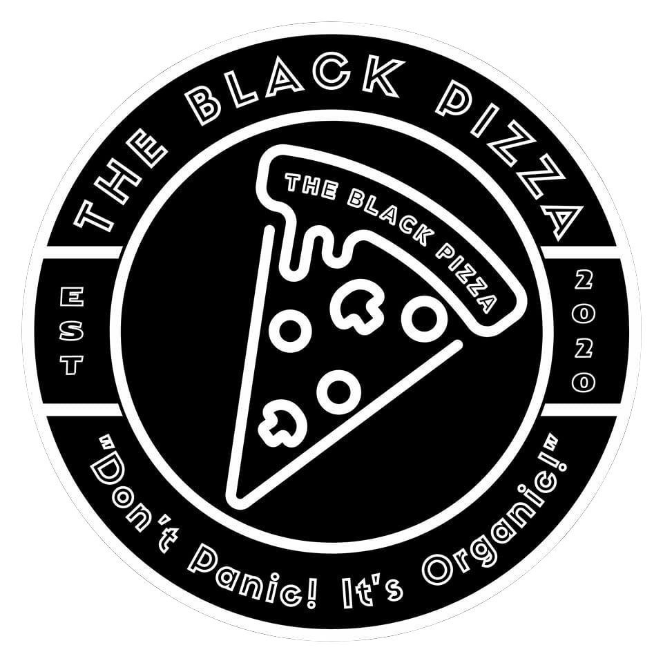The black pizza