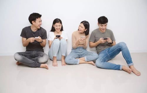 millennial and Gen Z online users